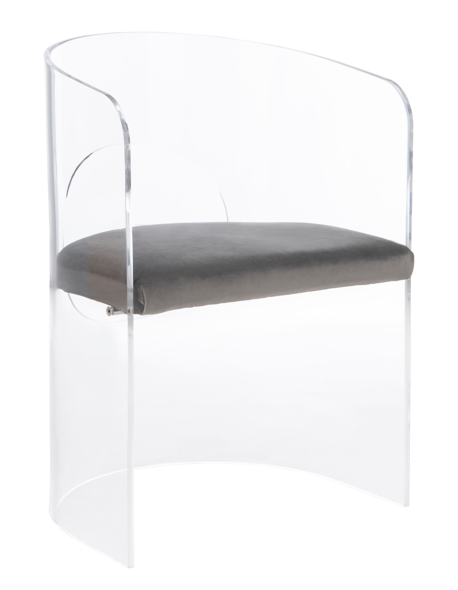 Clear Acrylic Round Chair With Pillow Manufacturers, Clear Acrylic Round Chair With Pillow Factory, Supply Clear Acrylic Round Chair With Pillow