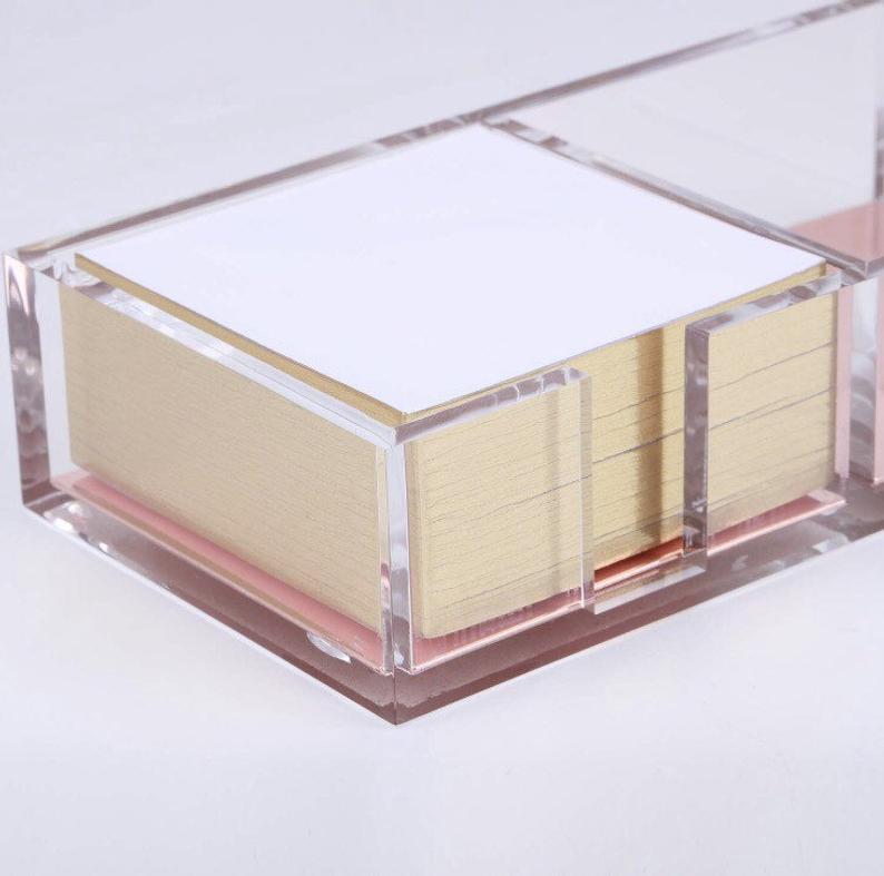 acrylic memo holder