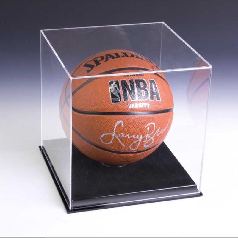 12X12 Acrylic Basketball Display Case With Lock