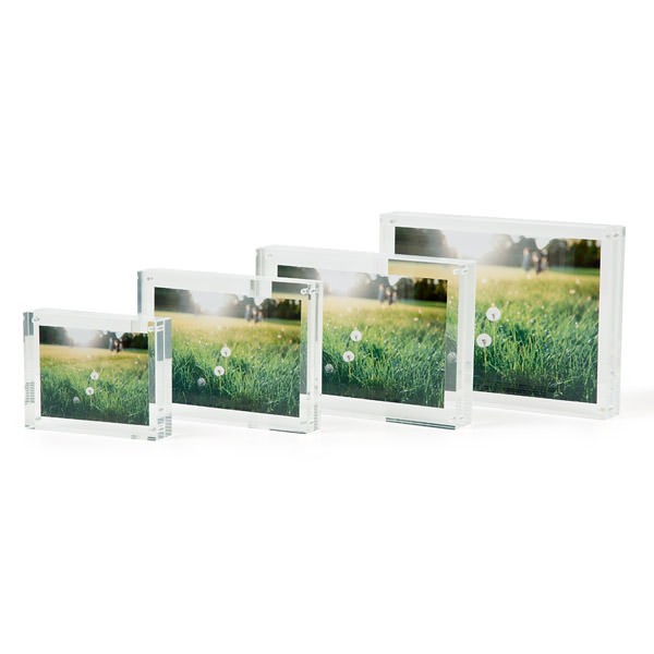 Clear Freestanding Acrylic Photo Frame 4x6