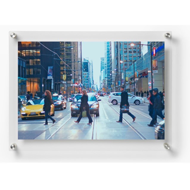 A3 Wall Mount Floating Acrylic Poster Frame Frameless