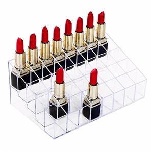 Clear Acrylic Makeup Lipstick Display Case