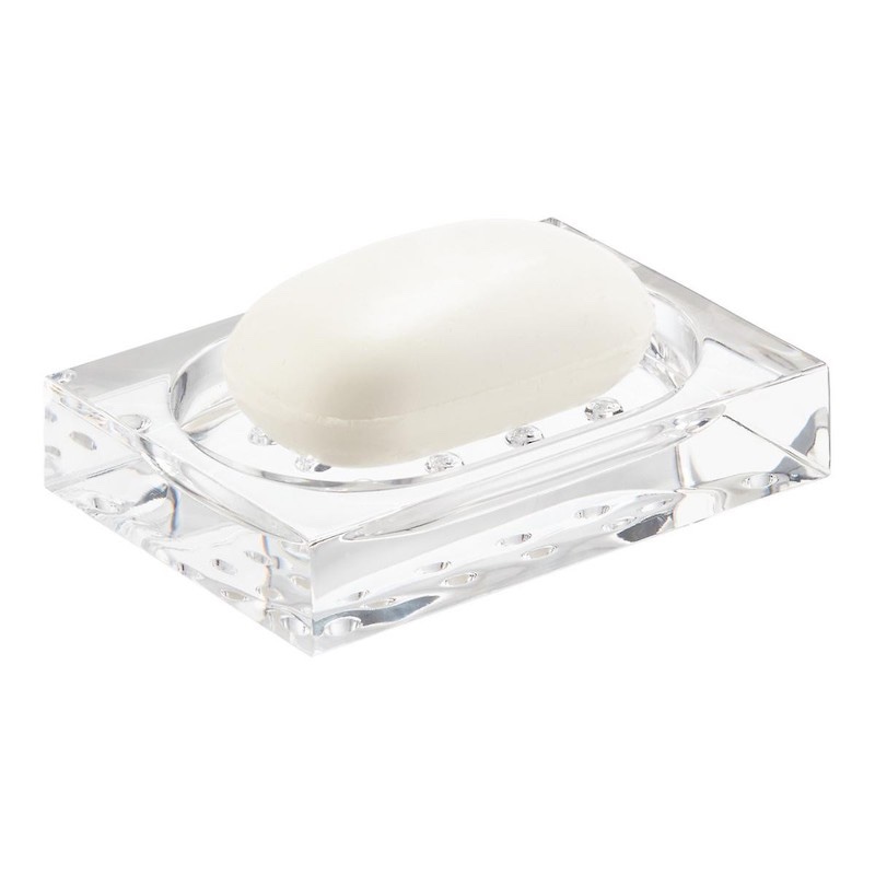 Clear Acrylic Soap Dish Display Holder For Hotel