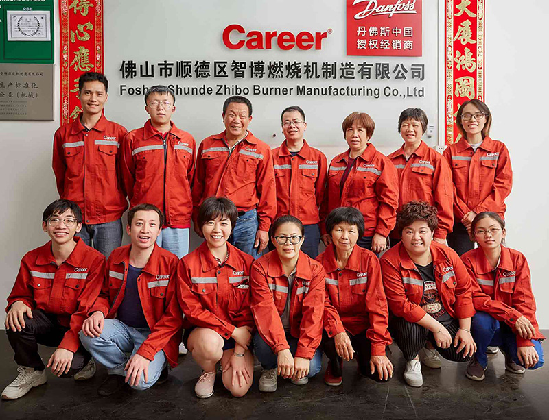 Group photo of company staff