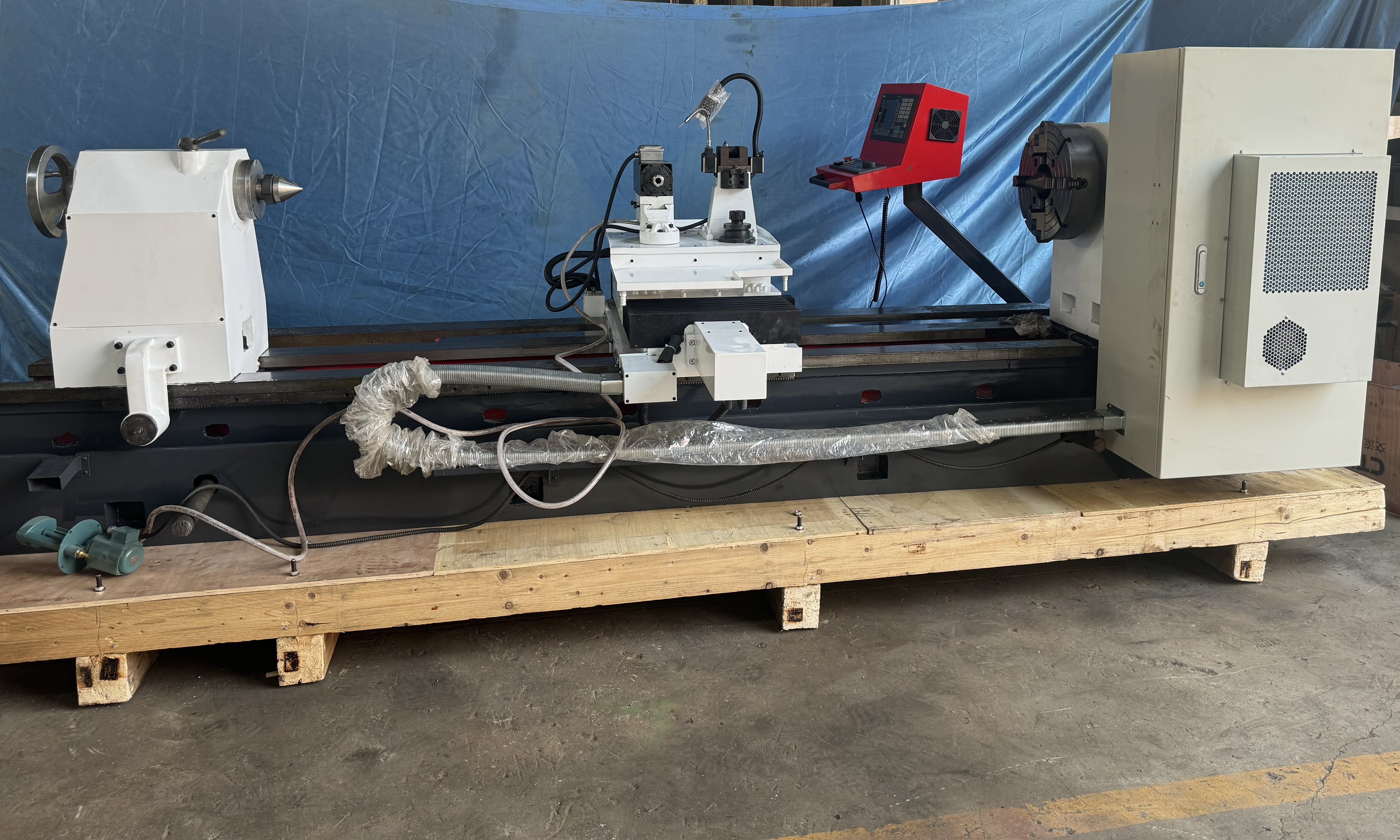 CNC Roll Notching And Marking Lathe 