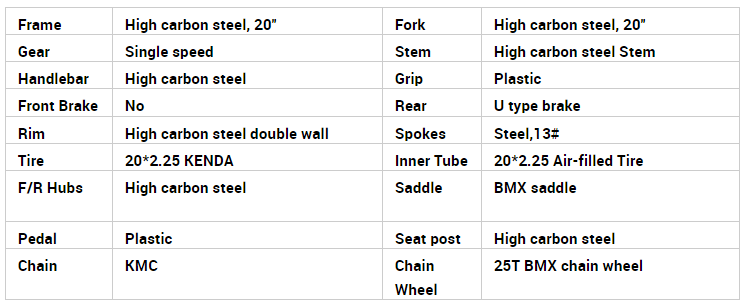 oem bmx bike