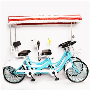 Bicicleta de cidade de fileira dupla de viagens de freio de 24 polegadas