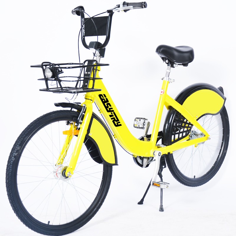 Ofo Yellow Anti Theft Design Sharing Bicycle