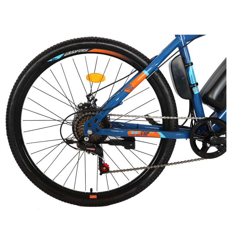 china factory steel frame and fork electric cycle 26 inch 250W Rotary sensor electric cycling