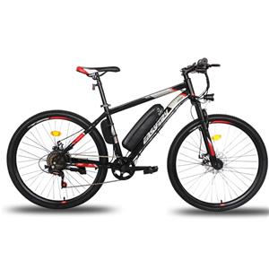 marco de acero al por mayor y tenedor ciclismo eléctrico 5.2AH batería bicicleta eléctrica 250W 7 velocidades ebike