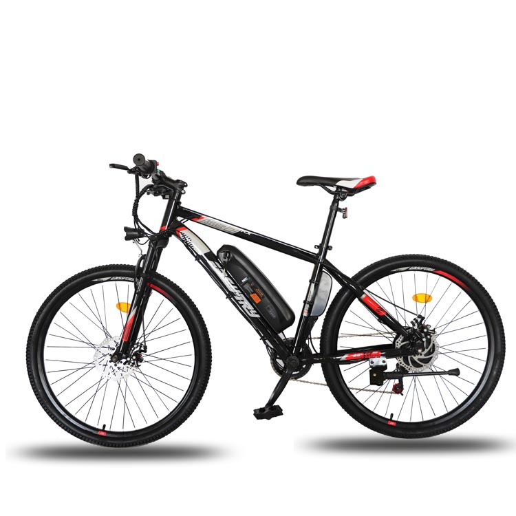 wholesale steel frame and fork electric cycling 5.2AH battery electric bicycle 250W 7 speed ebike