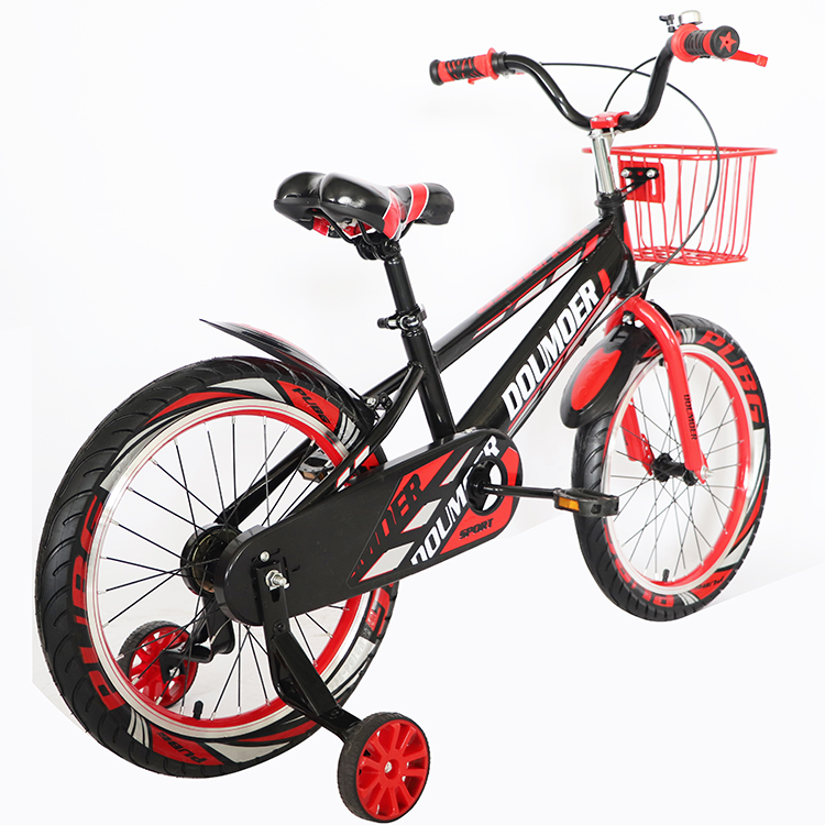 Nuevo estilo, pedal de plástico, bicicleta para niños, sillín de color, marco de acero de alto carbono, bicicleta para niños
