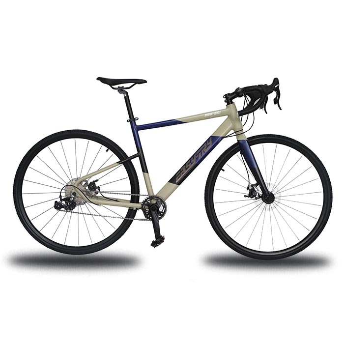 Nuevo diseño, marco de aleación de aluminio y horquilla, bicicleta de carretera 35C, neumático Kenda, bicicleta de carretera 700C * 35C