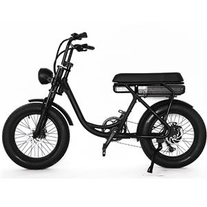 Novo design 36 v 2a pneu gordo ebike 500 w motor ciclo elétrico 20 polegadas bicicleta elétrica para mulheres
