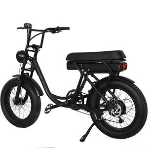 China OEM Kenda pneu gordo bicicleta elétrica garfo de aço carbono bicicleta elétrica 20 polegadas 7 velocidades ebike para mulheres