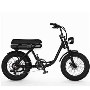Nuevo producto 500W 20 pulgadas ebike KENDA fat tire bicicleta eléctrica 7 velocidades 32 km/h bicicleta eléctrica para mujeres
