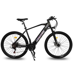 beautiful color 21 speed ebike 27.5 inch adjustable fork ebike hidden battery electric bicycle
