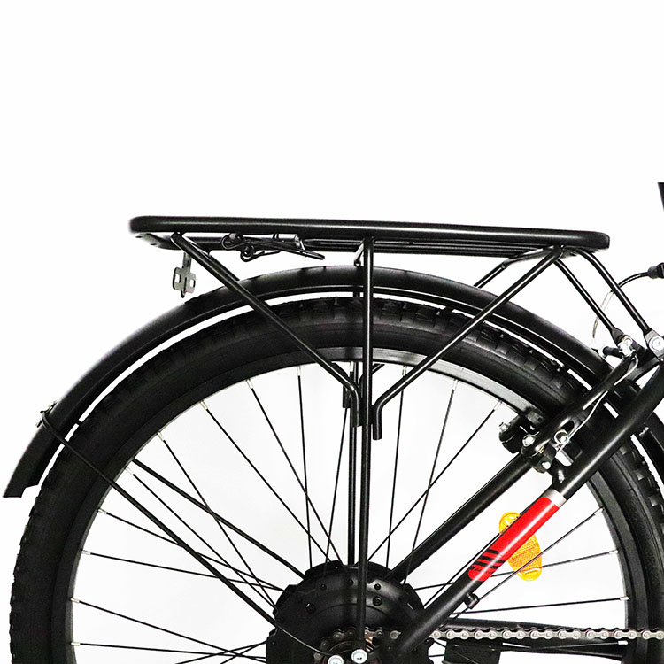 china OEM 5.2AH lithium battery electric bike high carbon steel fork E bike 26 inch 25 km/h electric bicycle