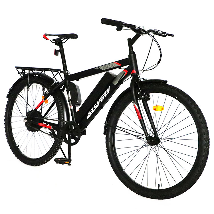 wholesale steel frame and fork electric bike 5.2AH 25 km/h electric cycling 26 inch single speed electric cycle