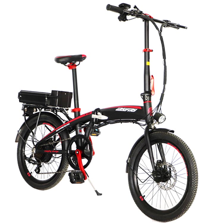 좋은 제품 25km/h 접이식 전기 자전거 20인치 전기 사이클링 성인용 7단 전기 사이클