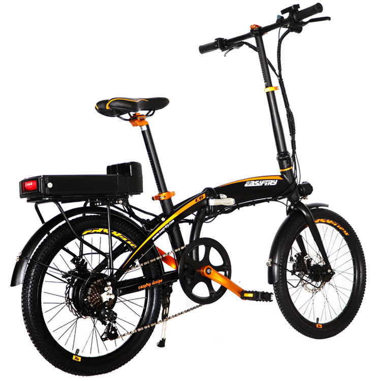 hot selling 20 inch foldable electric cycling aluminium alloy electric bicycle 250W 7speed ebike