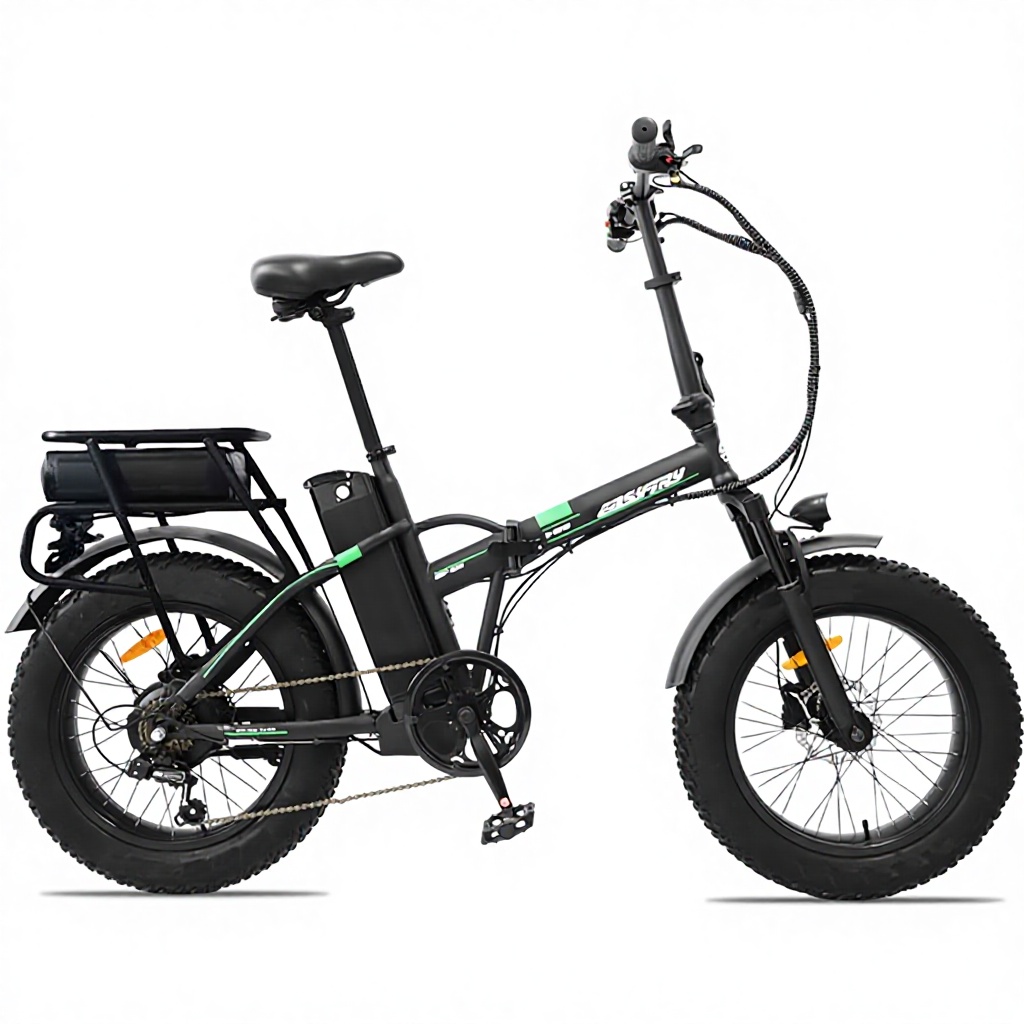 China factory wholesale 20 inch fat tire electric folding bike long range with KC battery certified for adults