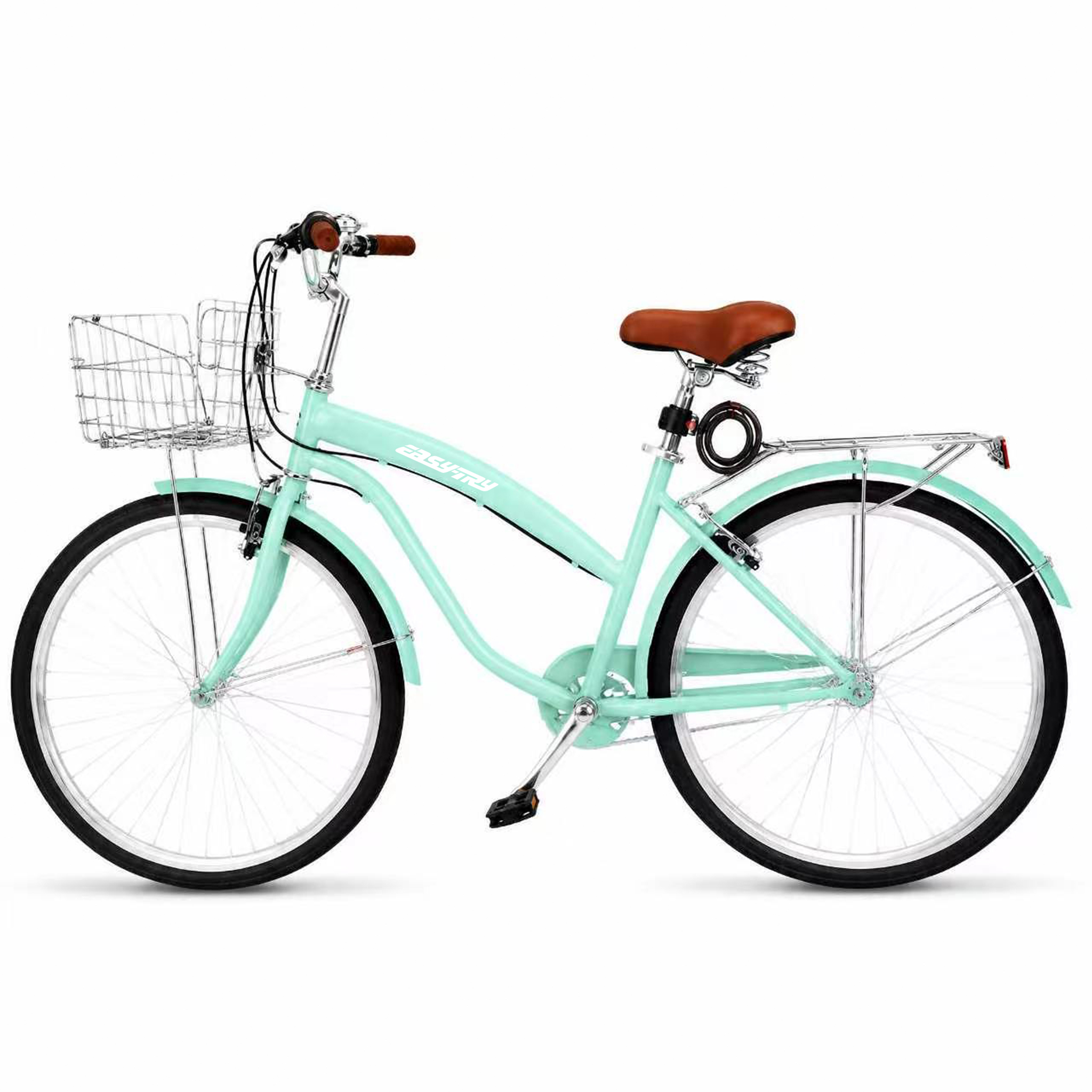 hot selling 26 inch steel frame 7 speed V brake ladies city bike urban bicycle for Adults daily use