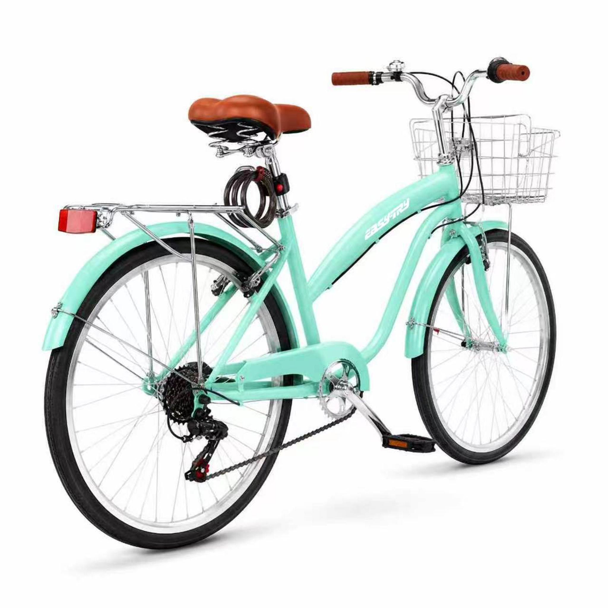 hot selling 26 inch steel frame 7 speed V brake ladies city bike urban bicycle for Adults daily use