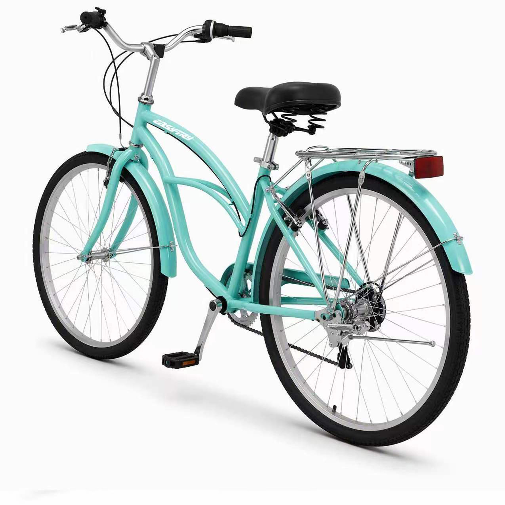 factory cheap adults city bike steel frame 7 speed V brake ladies bicycle
