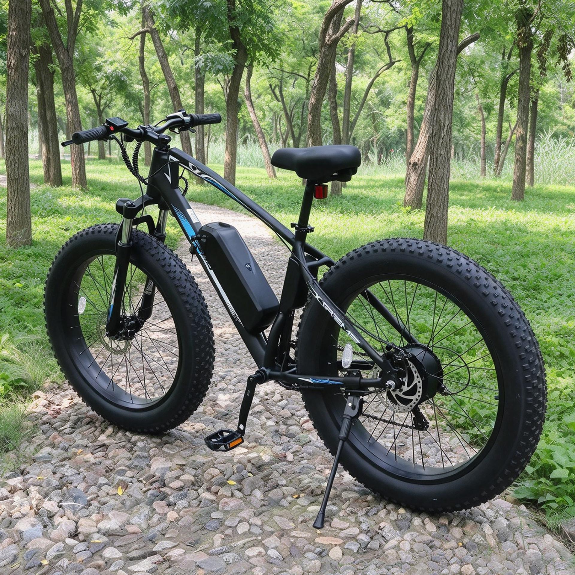 high quality 26 inch 48V 500W fat tire electric mountain bike snow ebike with Alloy frame for adults
