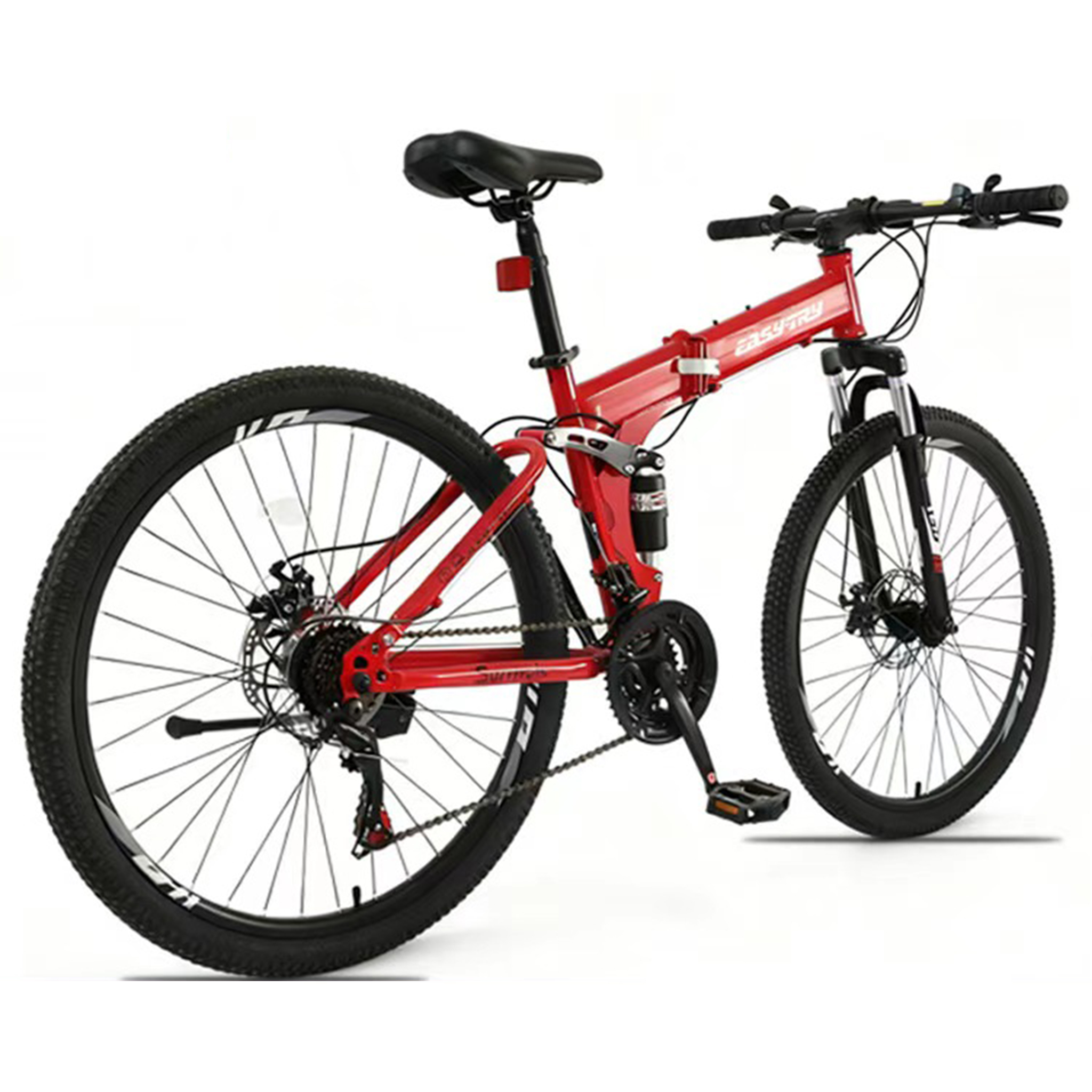 26 inch Outdoor folding Mountain Bicycle with Steel Suspension Frame