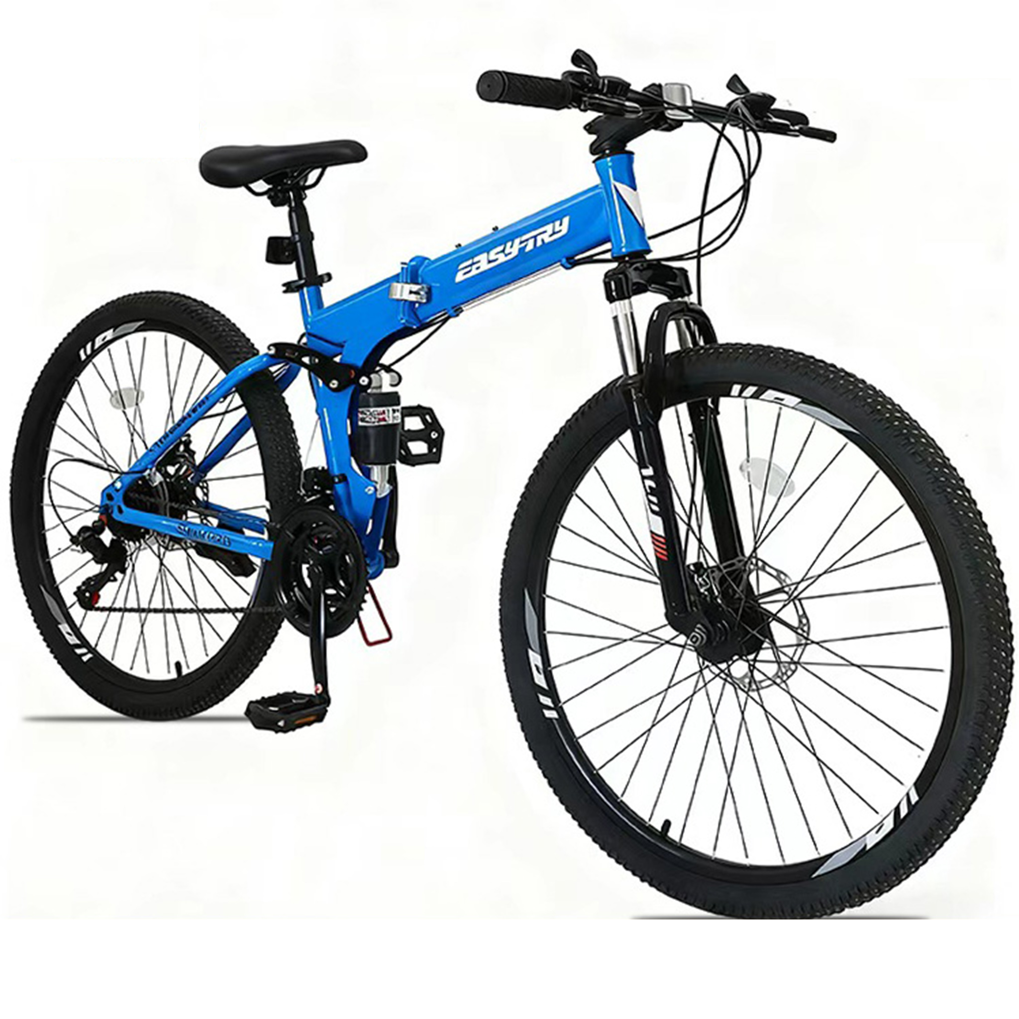 26 inch Outdoor folding Mountain Bicycle with Steel Suspension Frame