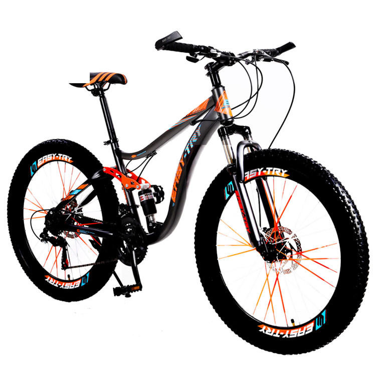 26 29 inch steel frame suspension mountian bikewitn disc braake for adults riding