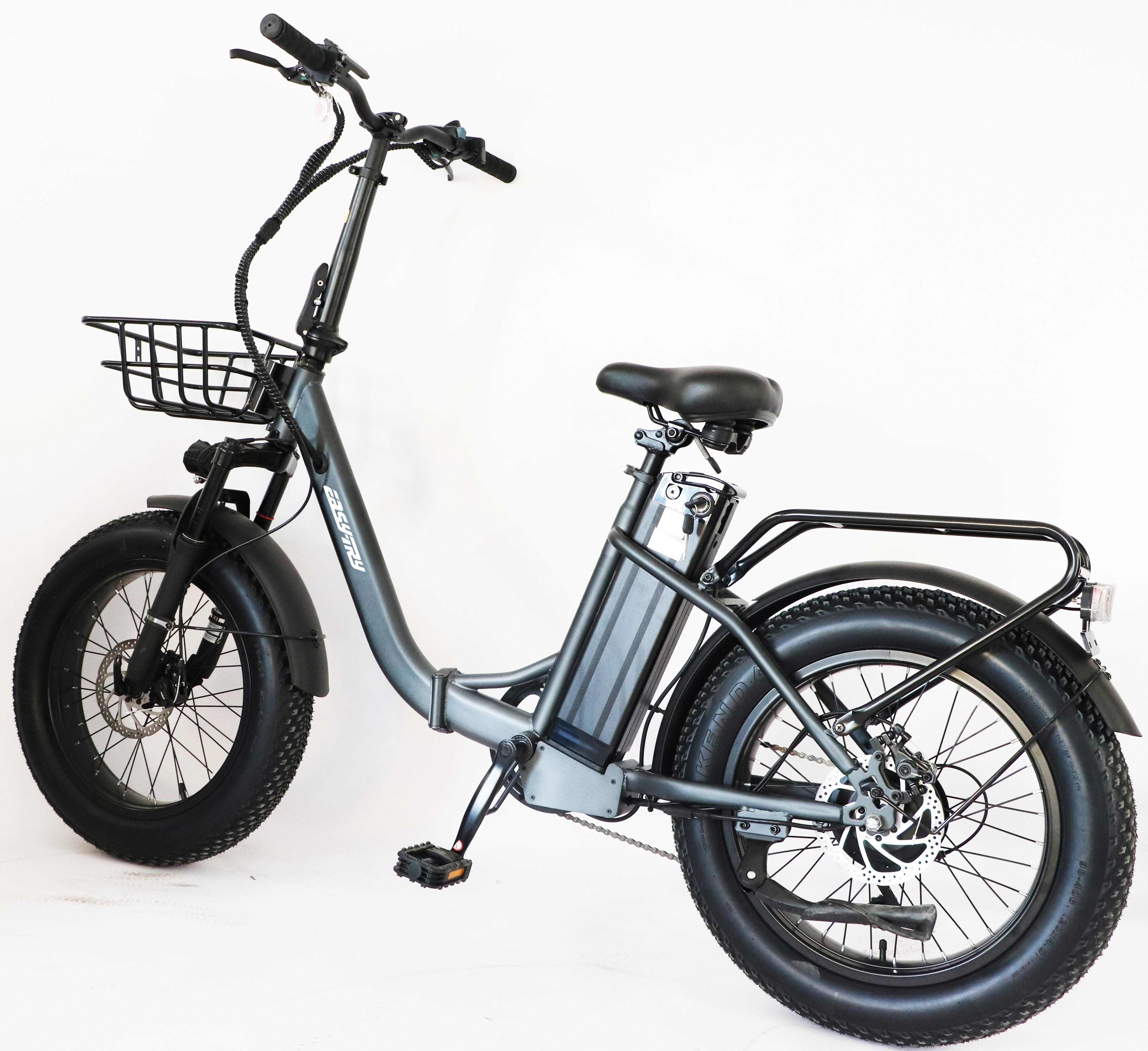 20 inch 36V 350W fat tire folding electric bike with KC battery for adults