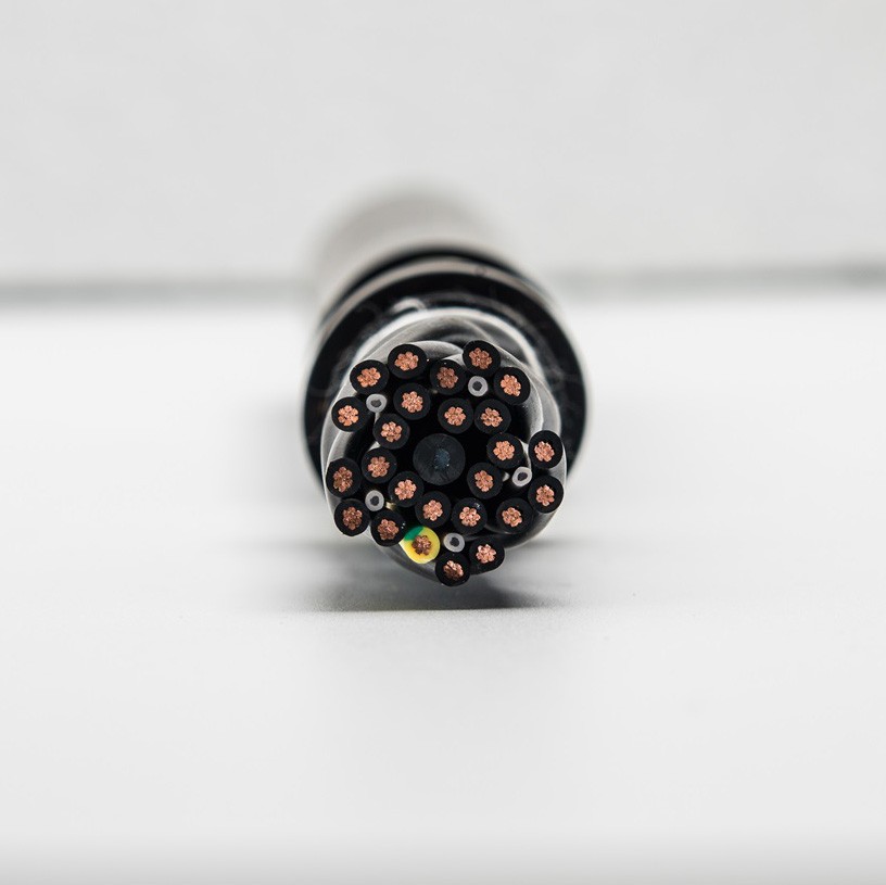 Shielded Electrical Control Cable PVC Insulation Shielded Electrical Cable