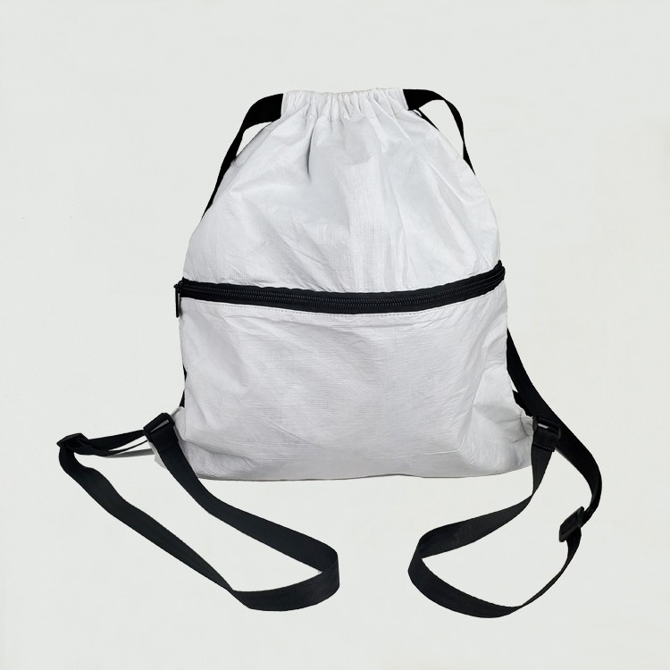 Tyvek Dupont Paper Backpack Drawstring Shoulder Bag