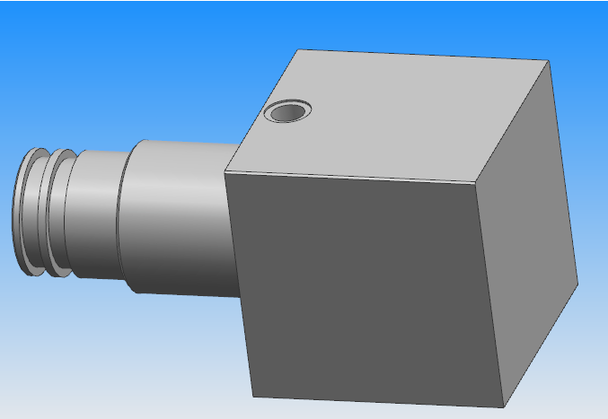 Test of vertical locking hydraulic cylinder