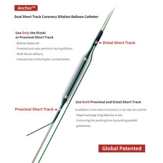 Anchor™ Dual-Short Track Coronary Dilatation Balloon Catheter