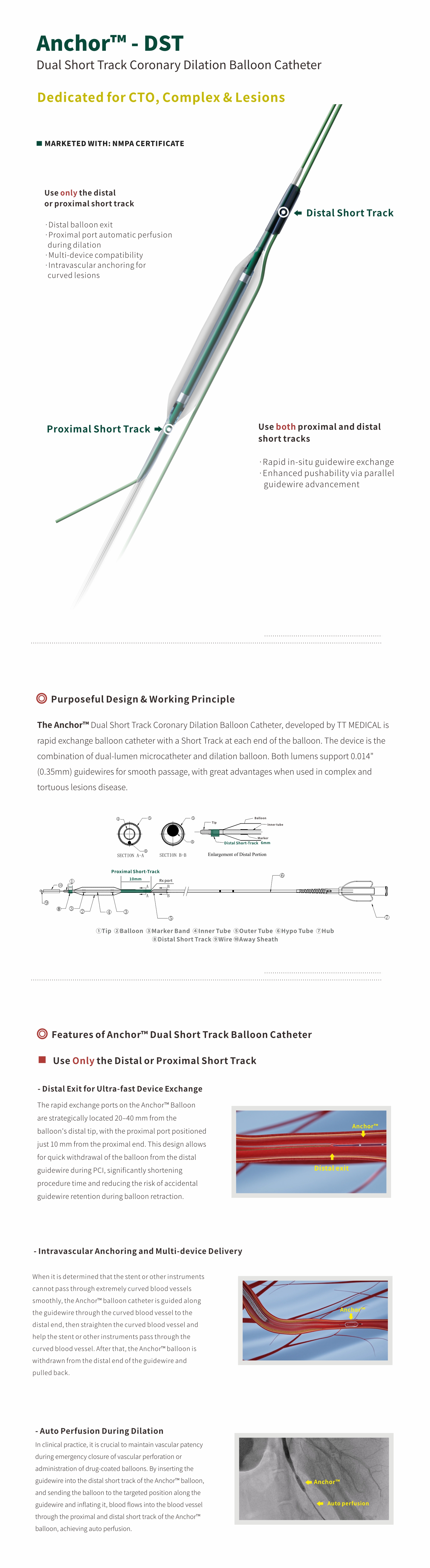 CTO PTCA Balloon Catheter CTO PTCA Balloon Catheter