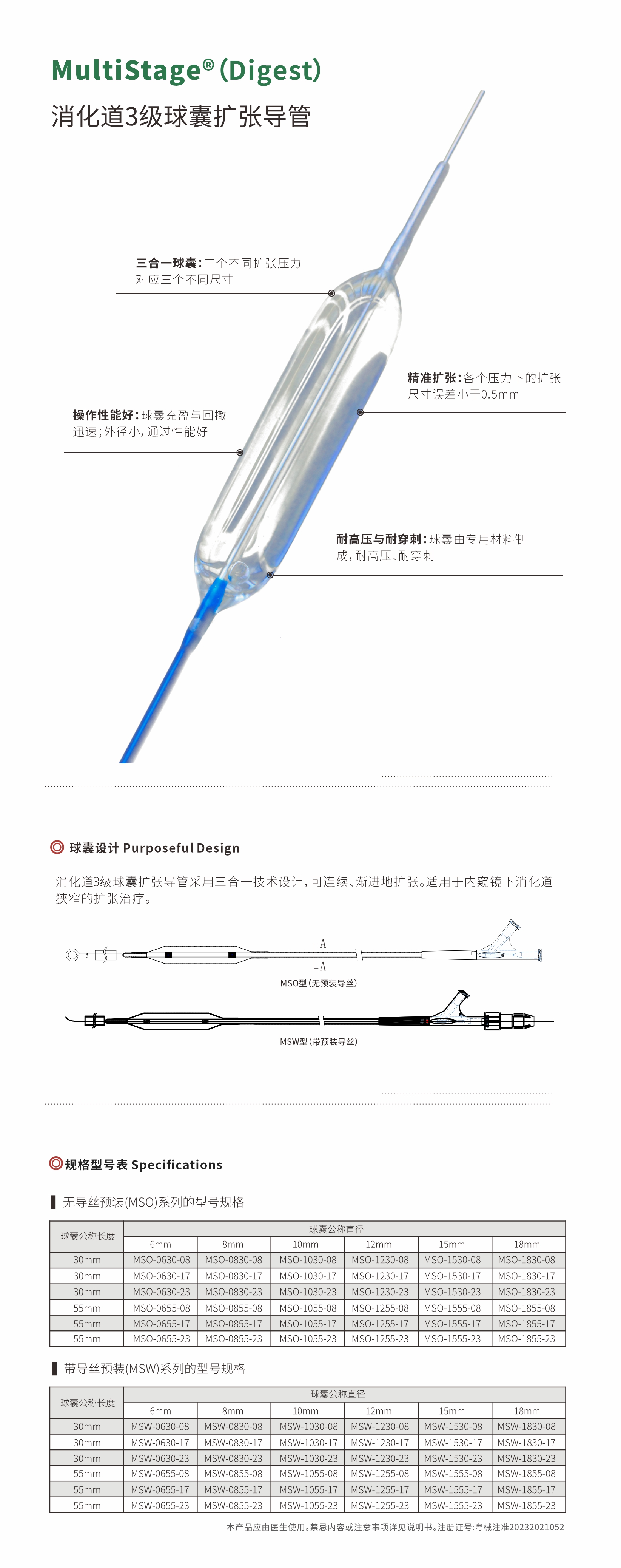 3 级球囊导管