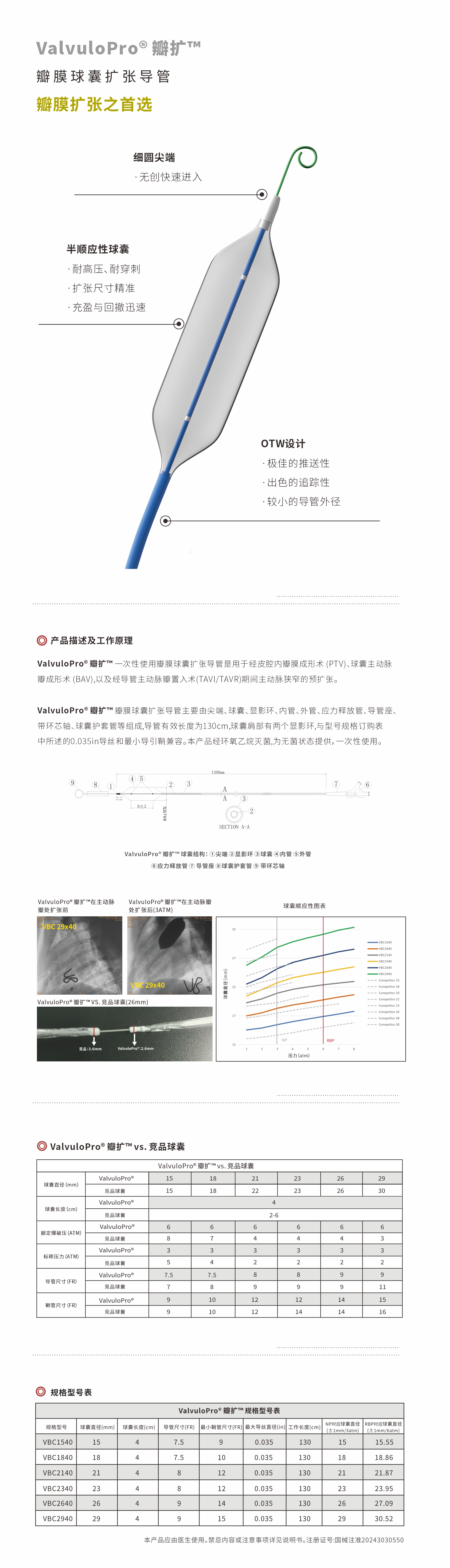 瓣膜球囊导管