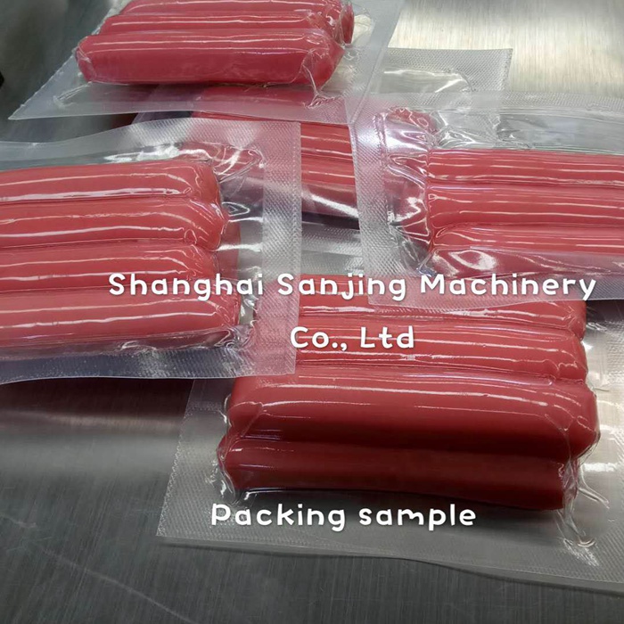 thermoforming xúc xích máy đóng gói chân không