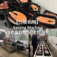 Máquina de envasado al vacío de salmón en rodajas