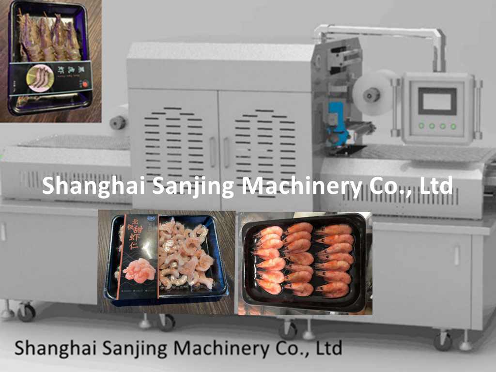 shrimp vacuum skin packaging machine