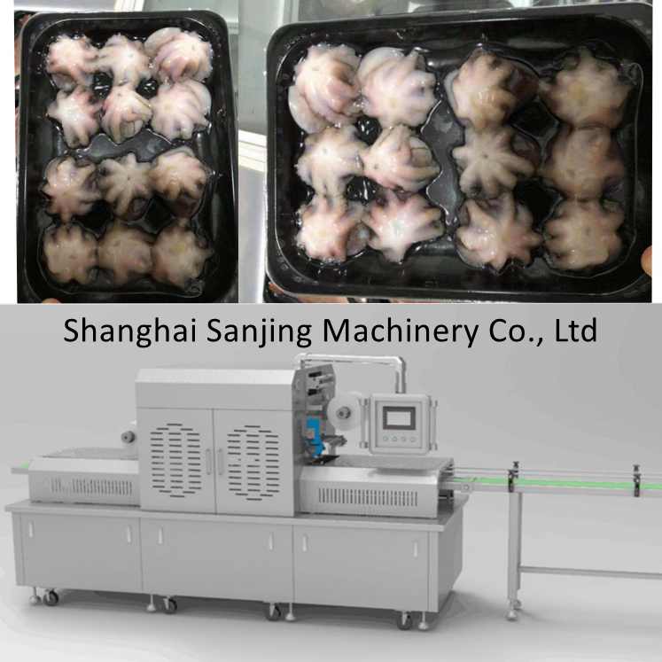 Octopus vacuum skin packaging machine