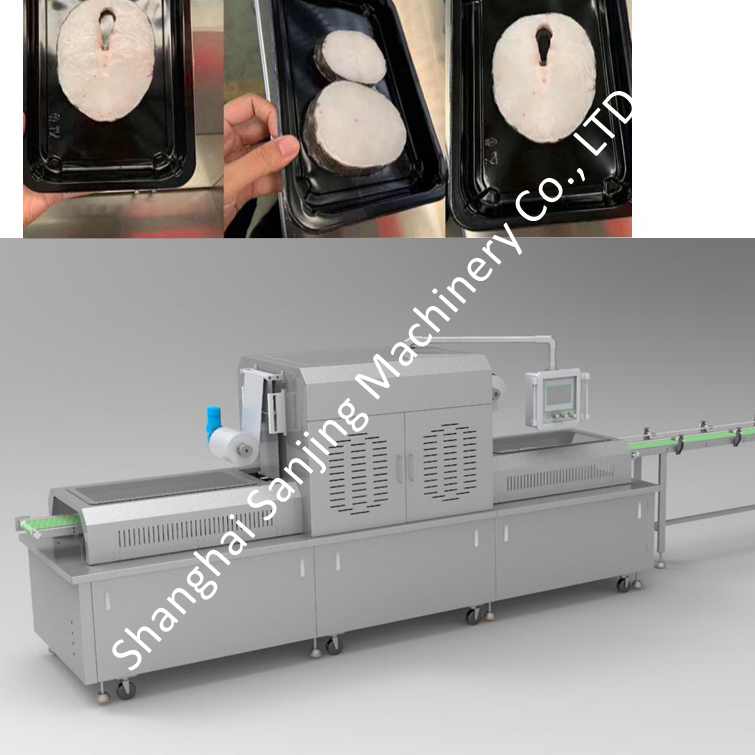 seafood vacuum skin packing machine