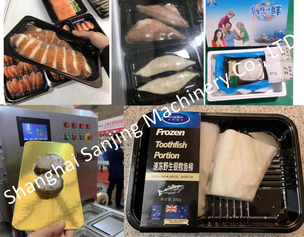 seafood vacuum skin packaging equipment