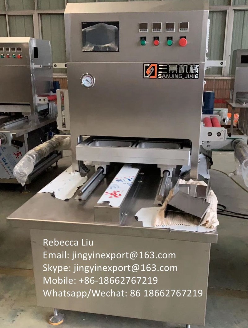 Máquina envasadora de bandejas