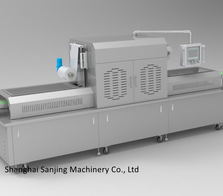 Máquina de envasado de piel al vacío de mariscos