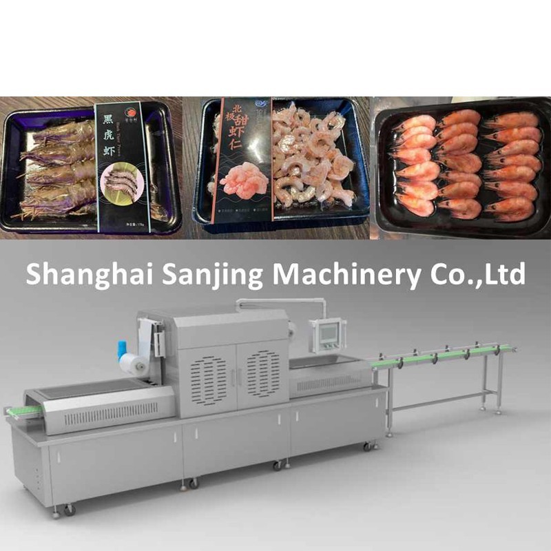 آلة تغليف الجلد الفراغ الروبيان